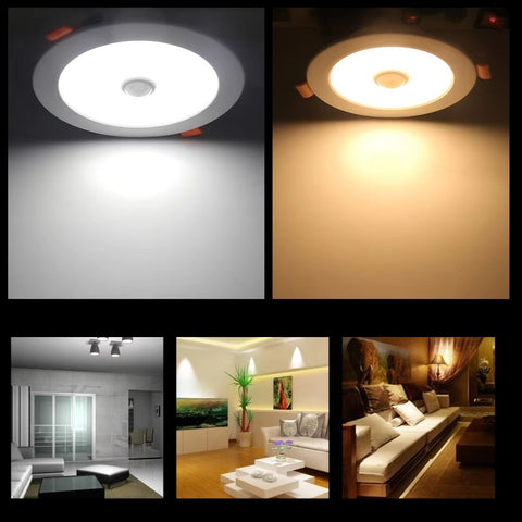 Motion Sensor Spot LED Downlight Lamparas 220V Ceiling Light 3W 5W 9W 18W Warm/Cold White Panel Light For Hallway Stair Depot