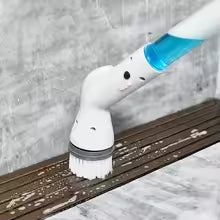 Electric Spin Scrubber Cleaning Brush Cordless Power Cleaning Brush Waterproof Shower Scrubber with 5 Replaceable Brush Heads