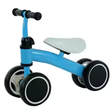 Baby Balance Bike Toddler Balance Bike Ergonomic Seat Baby Walker 4 Wheels No Pedals Riding for 1-3 Years Old Kids