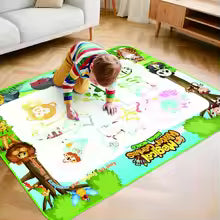 Magic Water Drawing Mat Extra Large Water Doodle Toy Set Painting Board Children Educational Toys Gift for Kids Multiple Sizevv