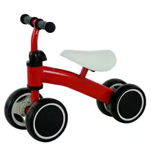 Baby Balance Bike Toddler Balance Bike Ergonomic Seat Baby Walker 4 Wheels No Pedals Riding for 1-3 Years Old Kids