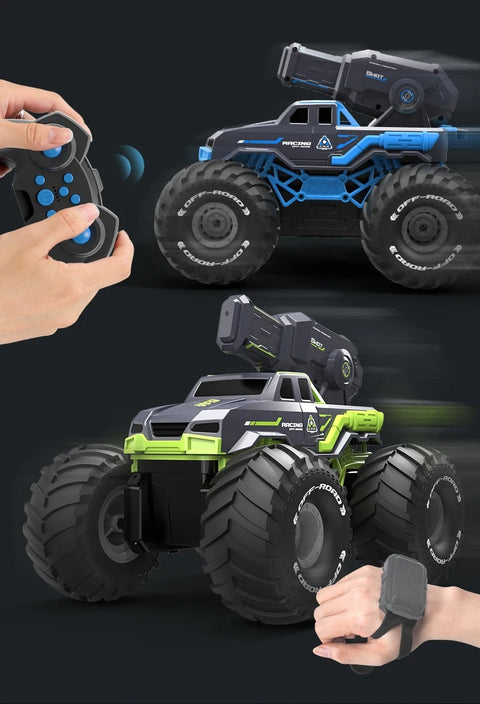 2.4G RC Car Gesture Sensing Drift Car Water Gun Amphibious Vehicle Climbing Off-Road Stunt Car Waterproof Toy Kid Birthday Gift